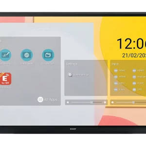 Sharp Commercial Touch Display, 75", 3840 x 2160 Resolution, 450 Nits Brightness, 3 years 16hrs/day Warranty