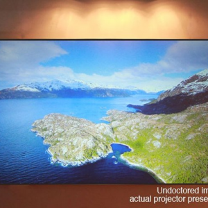 135" FIXED FRAME 16:9 POLARSTAR EFINITY SCREEN WITH POLAR STAR MATERIAL