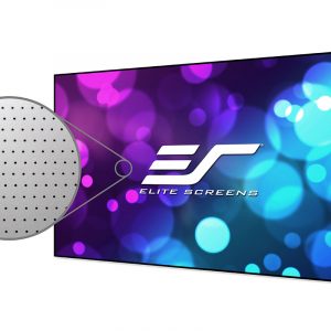 120" FIXEDFRAME 16:9 PROJECTOR TRANSPARENT EDGE FREE SCREEN AEON CINEGREY 3D ACOUSTIC