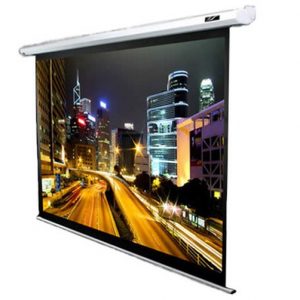 100" MOTORISED 4:3 PROJECTOR SCREEN WITH IR CONTROL  RJ45 & 3-WAY SWITCH  SPECTRUM