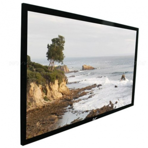 92" FIXED FRAME 16:9 SABLE FRA ME PROJECTOR SCREEN 6CM BLACK VELVET BORDER