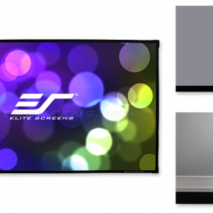 100" FIXED FRAME 16:9 PROJECTOR SCREEN  EZFRAME ACOUSTIC 4K